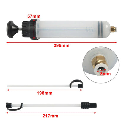 Fluid Extractor Syringe Pump Manual Suction for Fuel Transfer