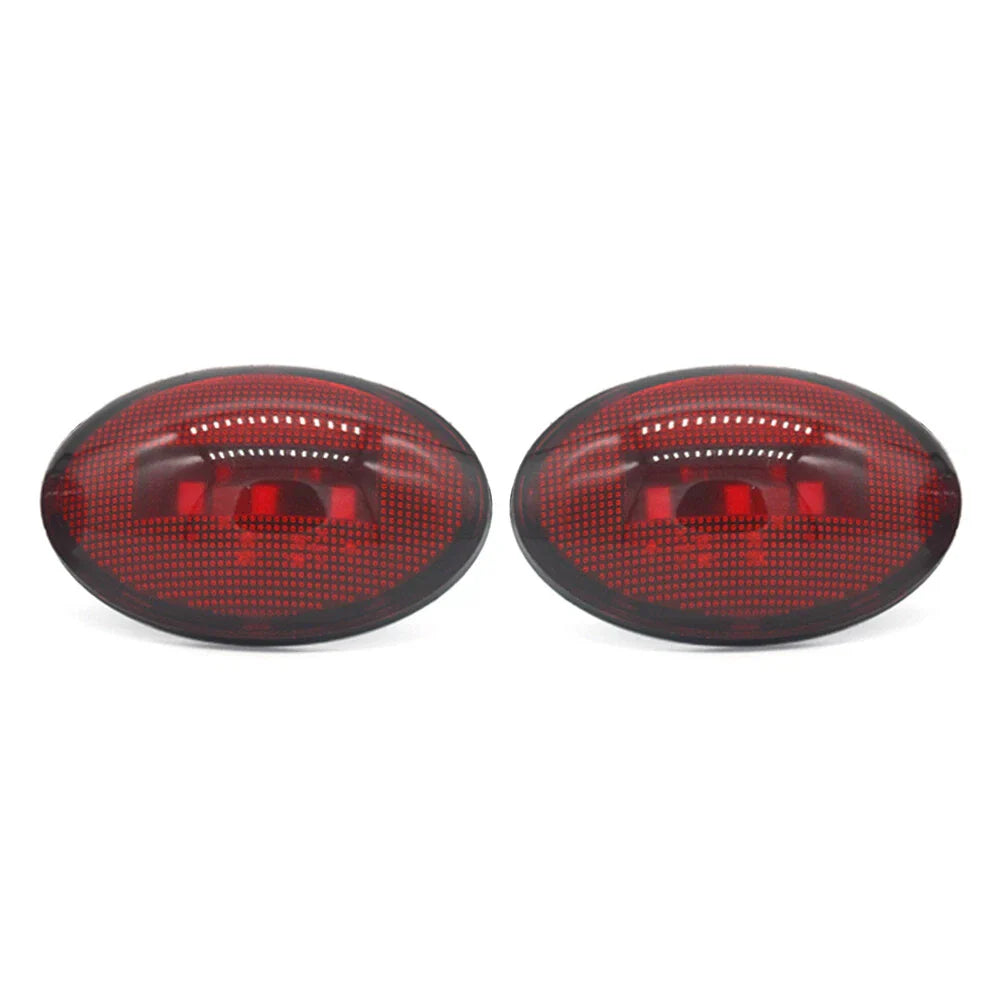 3 x LED Oval Side Marker Lights for Car Bus Truck Camper Motorhome Pickup