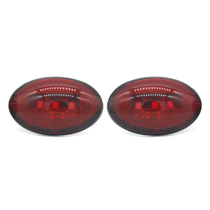 3 x LED Oval Side Marker Lights for Car Bus Truck Camper Motorhome Pickup