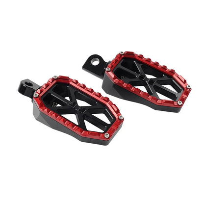 Rear Foot Pegs for Harley Electra Glide Classic Black/Red