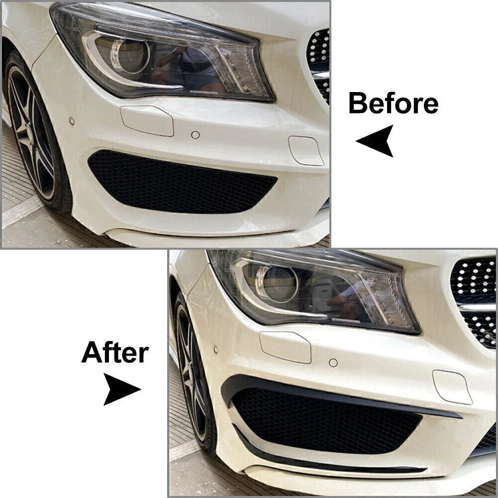 Front Bumper Lip Splitter Spoiler for Mercedes Benz CLA C117 (2013-2015)