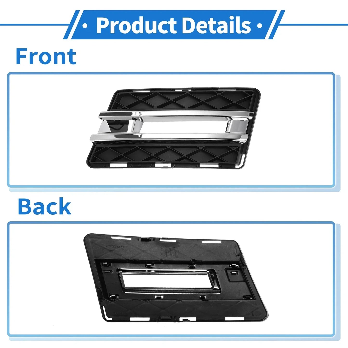 Front Left Fog Light Grill for Mercedes-Benz GLK-Class (2008-2015)