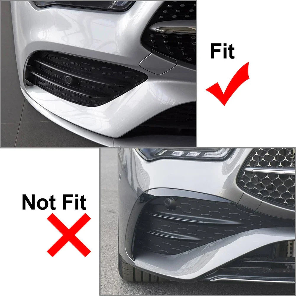 Front Fog Light Cover Trim for Mercedes Benz CLA C118 (2021-2023)