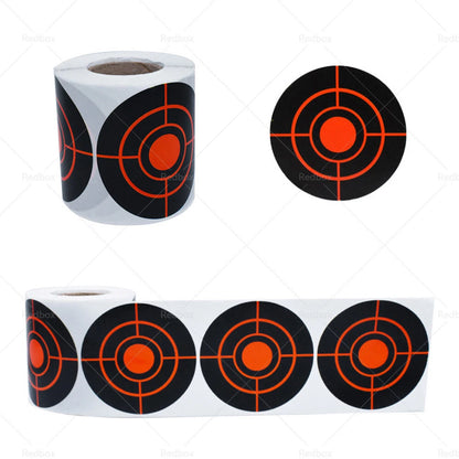 Self-Adhesive Splatter Reactive Shooting Target Stickers - 250 x Roll