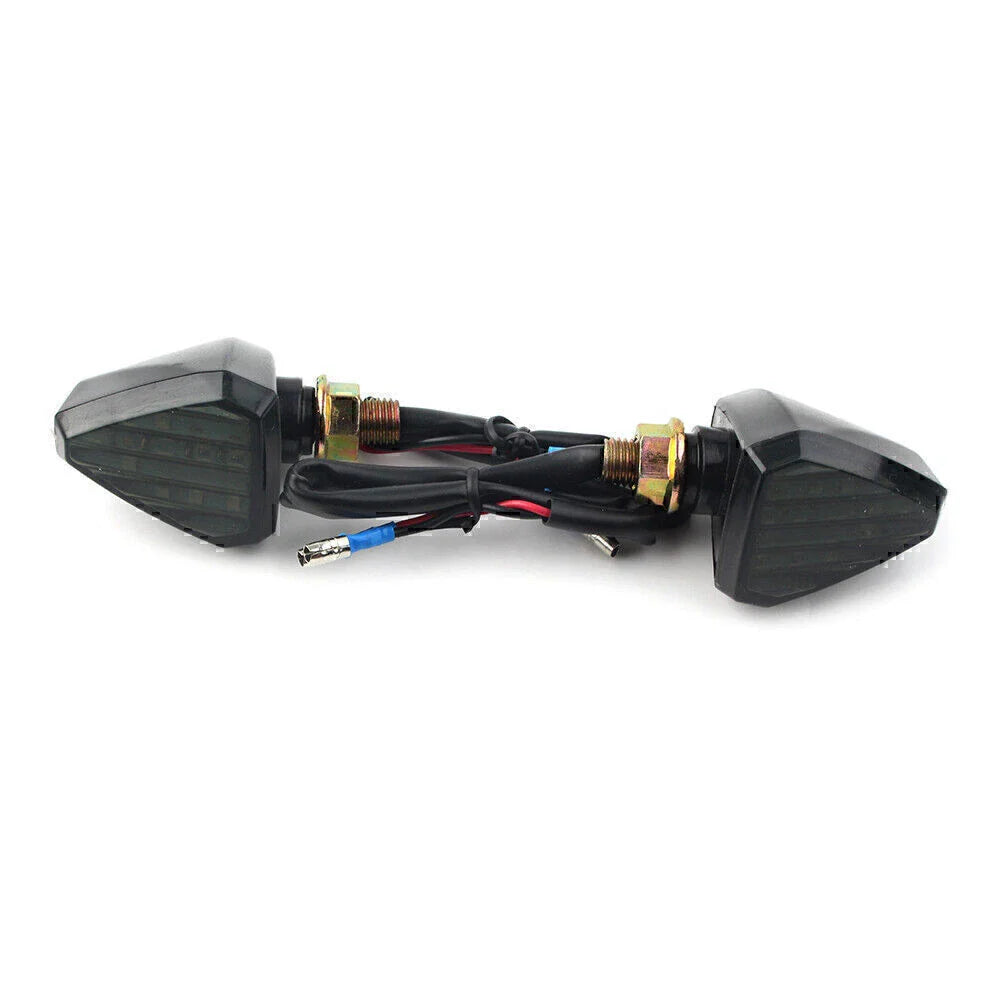 Universal Motorcycle Amber LED Turn Signal Lights for Bobber (N/A)