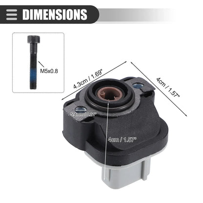 Throttle Position Sensor for Dodge (Plastic, Black)