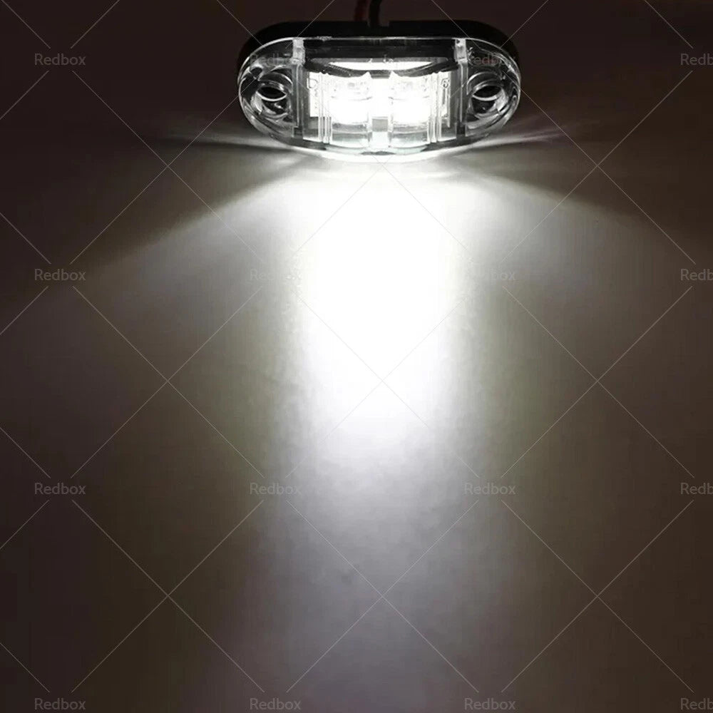 LED Side Marker Clearance Lights for Trailer Truck RV 12/24V