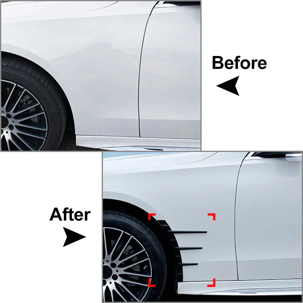 Gloss Front Rear Side Wheel Eyebrows Spoiler for Benz C-Class (2022-2024)