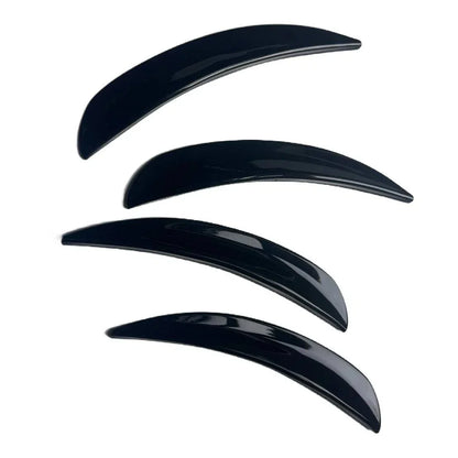 4 x Black Wheel Eyebrow Arch Protector Lip Strips for Universal Car Truck