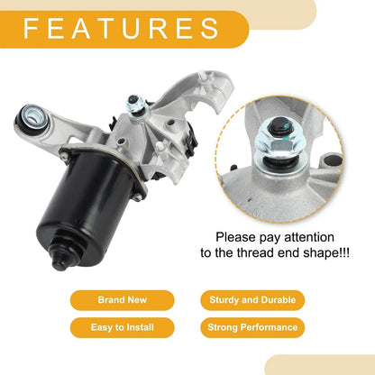 Windshield Wiper Motor for Dodge Nitro 2007-2011 (2 x No.68020720AA/68020720AB)