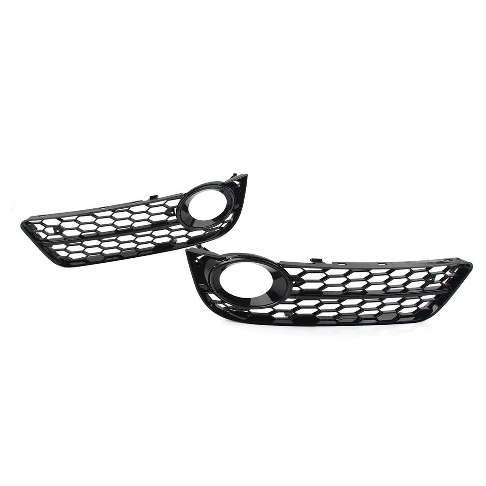 Honeycomb Mesh Fog Light Grille Covers for Audi A5 (2008-2011)