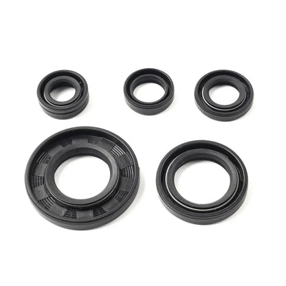 5Pcs Engine Gear Shaft Oil Seals for Yamaha YBR125 Motorcycle (2005-2016)