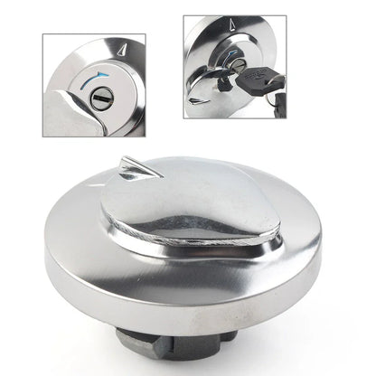 Fuel Gas Tank Cap Cover Key Set for Honda VF700C VF750C CMX250C (1983-1986)