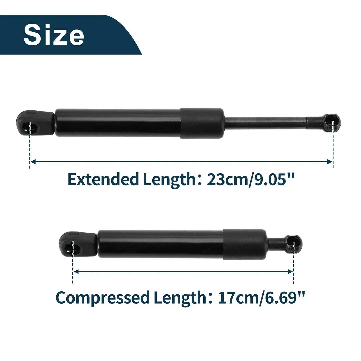 Hood Lift Supports 2 x Gas Springs for Mercedes-Benz ML320 (2000-2005)