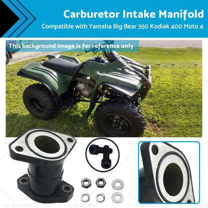 Carb Intake Manifold Boot for Yamaha Big Bear 350, Kodiak 400 (1990-2000)