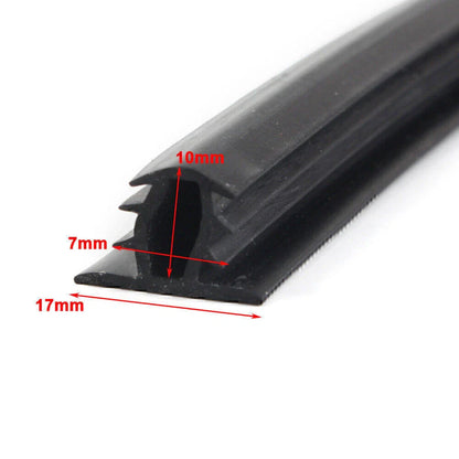 1.6m Rubber Push Seal Strip for Dashboard Windshield Noise Insulation (All Years)