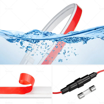Dynamic LED DRL Hood Light Strip for Car 1.8M (Fits Various Models)