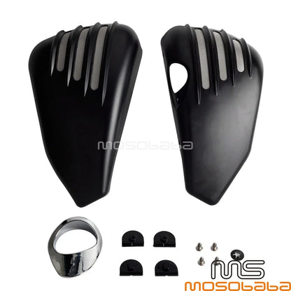 ABS Battery Fairing Covers for Harley Sportster Custom XL1200C XL883N (2014-2021)