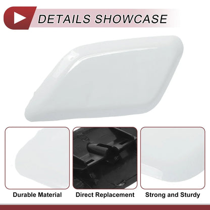 Front Left Washer Nozzle Cover for Honda Odyssey (2009-2014) - White 1 x Cap