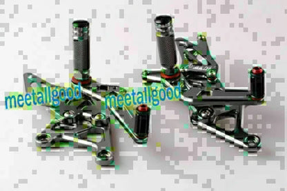 Grey Rearset Foot Pegs for Honda CBR 250R (2010-2014)