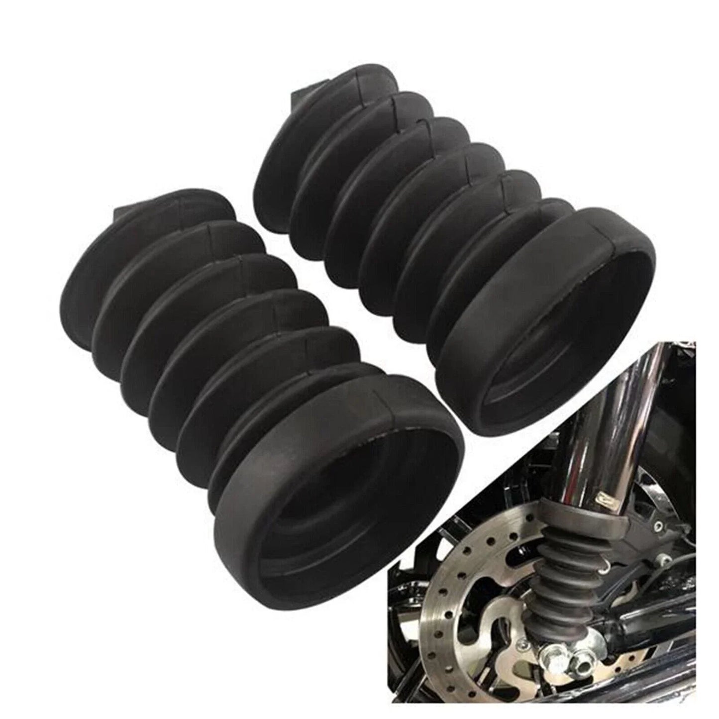 Fork Cover Gaiter Boot for Harley Electra Glide Rear Shock (1997-2013)