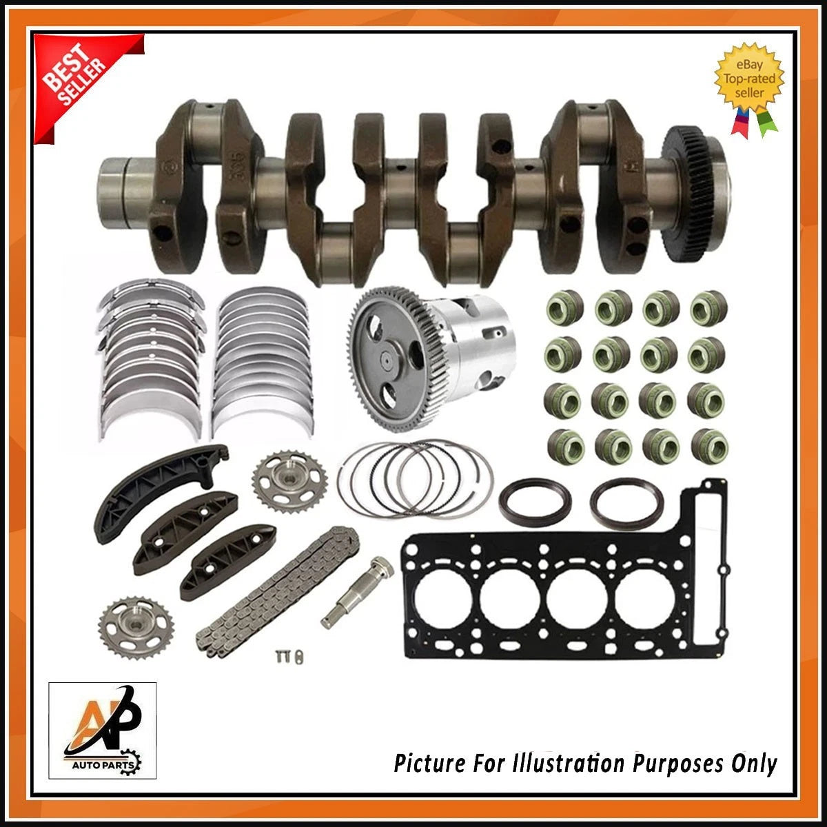 Crankshaft for Mercedes-Benz Sprinter 2.2 OM651 Engine Rebuild (2007–2018)