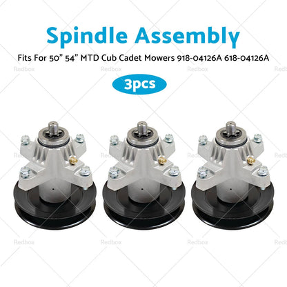 3 x Spindle Assembly for MTD Cub Cadet 50" 54" Mowers