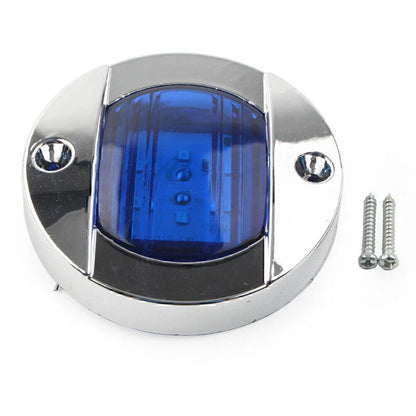 24V LED Side Marker Lights  Blue for Truck Trailer RV Boat