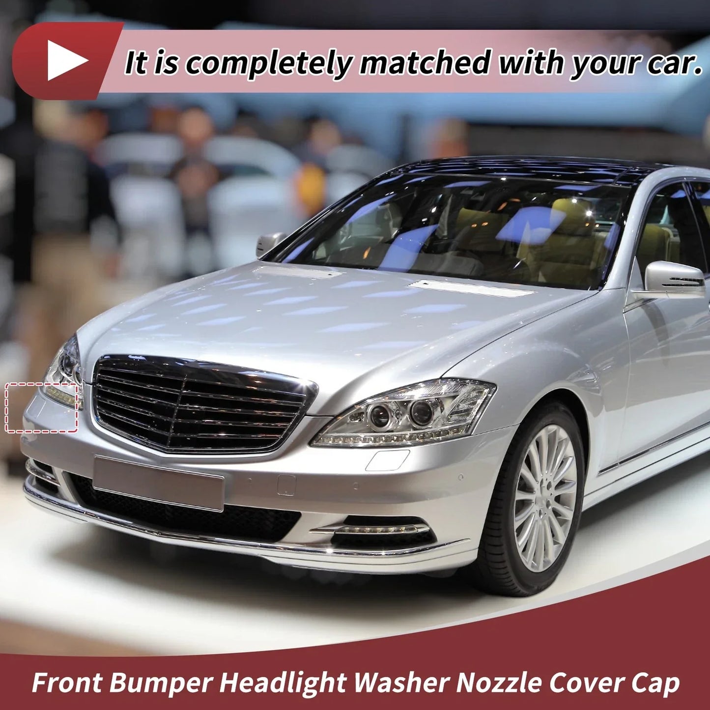 Front Right Washer Nozzle Cover for Mercedes-Benz S350 (2012-2013)