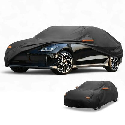 Waterproof All Weather Car Cover for Hyundai Ioniq 6 Black 190T-PU (2023)