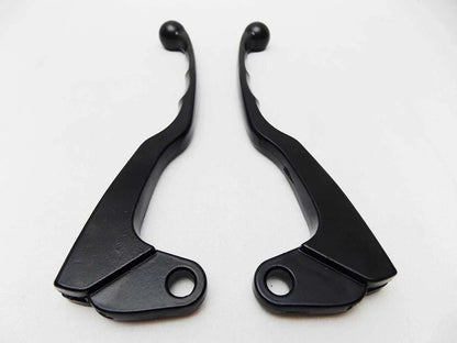 Black Forseti Front Brake & Clutch Lever Set for Yamaha DT125 (78-81)