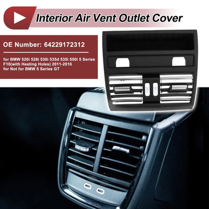 Rear Center Console Air Outlet Vent Grille for BMW 520i (2011-2016)