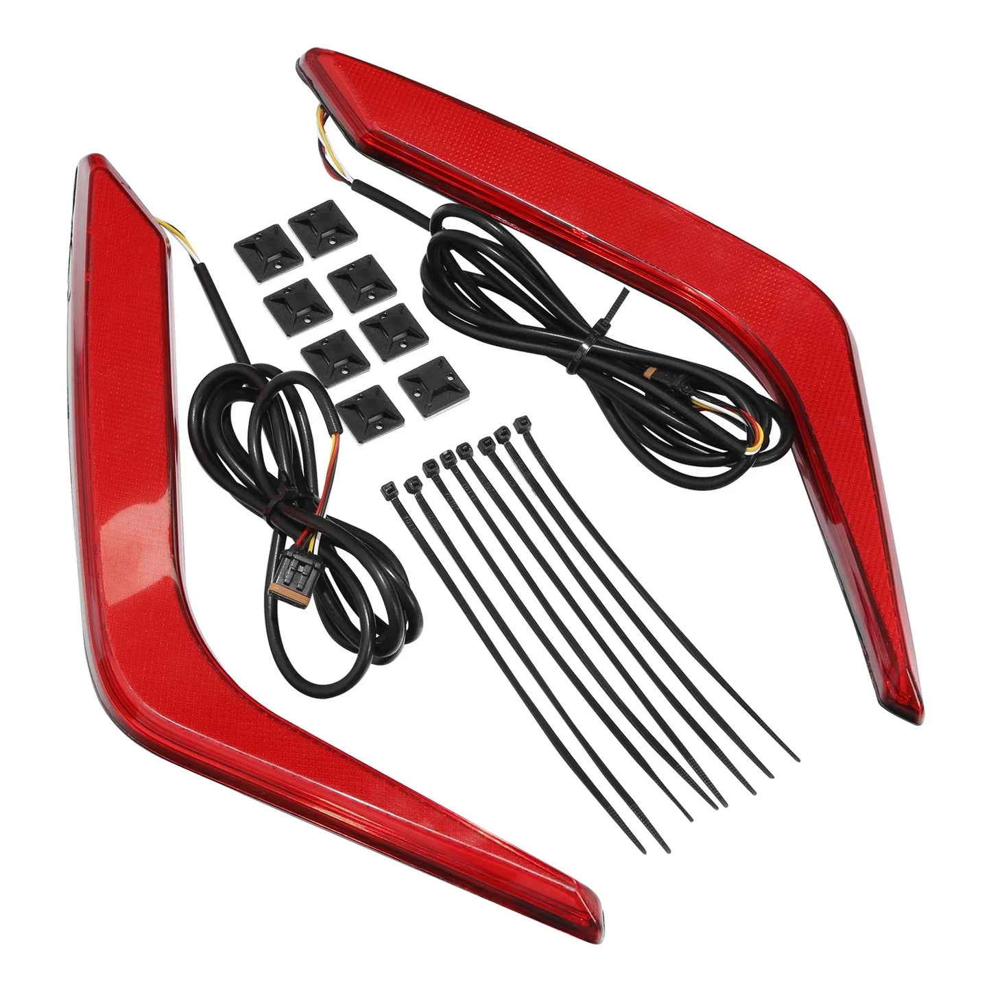Rear Saddlebag Turn Brake Light Accents for Honda Goldwing GL1800 (2018-2024)