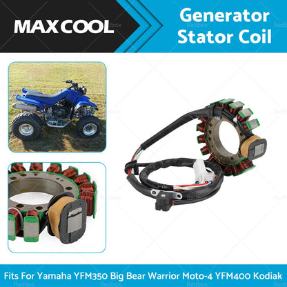 Magneto Stator Generator for Yamaha YFM 350 Big Bear, Moto-4, Warrior (1995-2001)