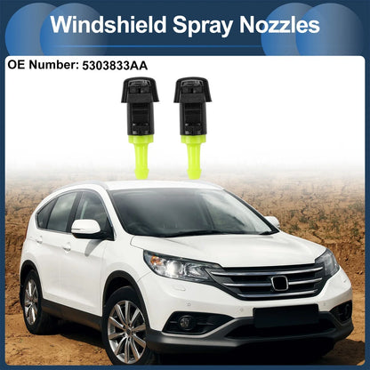 Windshield Washer Nozzle & Gasket for Dodge (2001-2006) - 1 Set