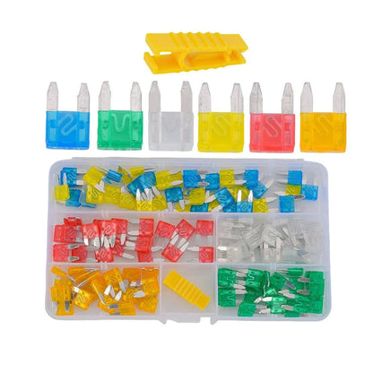 Auto Fuse Assortment Kit 120 pcs 5A 10A 15A 20A 25A 30A for Vehicles