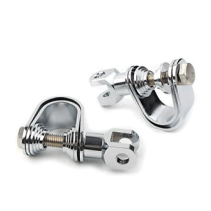 25mm & 32mm Chrome Highway Engine Crash Bar Mount Foot Pegs for Car Model