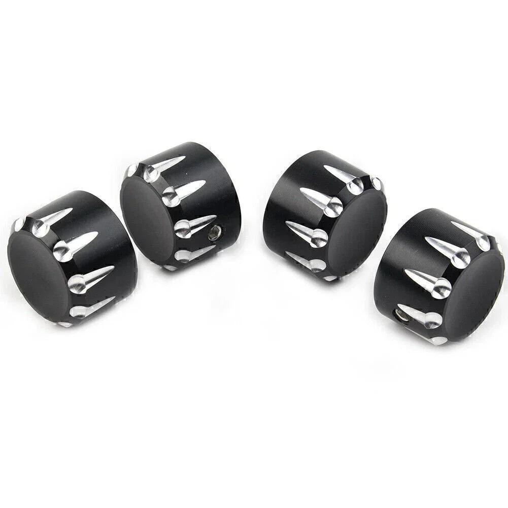 4 x Black Engine Screw Topper Cover Head Bolt Caps for Harley 883