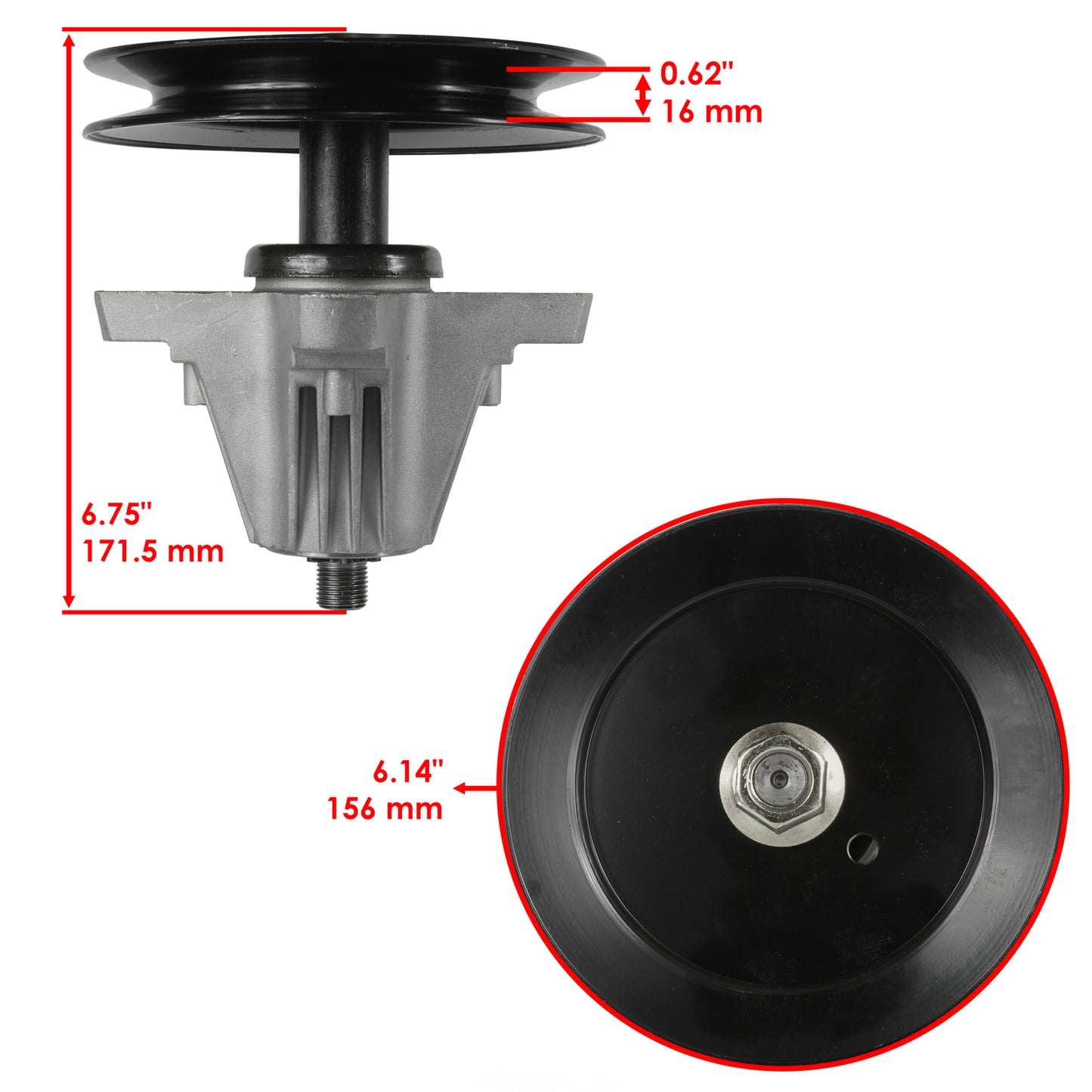 3 Spindle Assembly 42 Inch Replacement for MTD Cub Cadet (2000–2018)