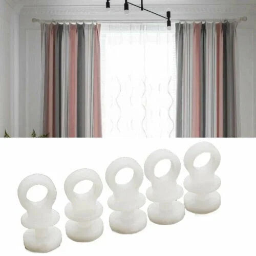 50x Curtain Track Hooks Runner for Camper Van Motorhome Caravan Boat