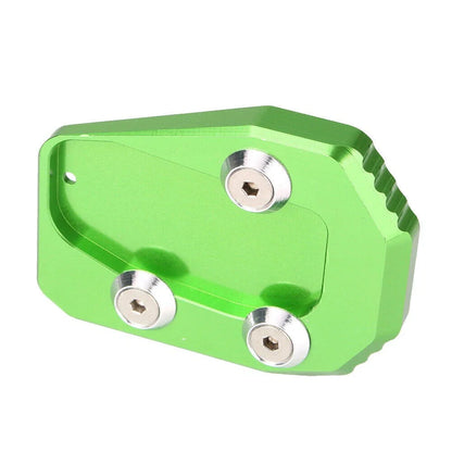 Green Aluminium Kickstand Extension Pad for Yamaha MT09 (2013-2016)