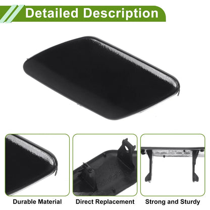 Washer Nozzle Cover Cap for Porsche Cayenne 958 (2011-2018) Black
