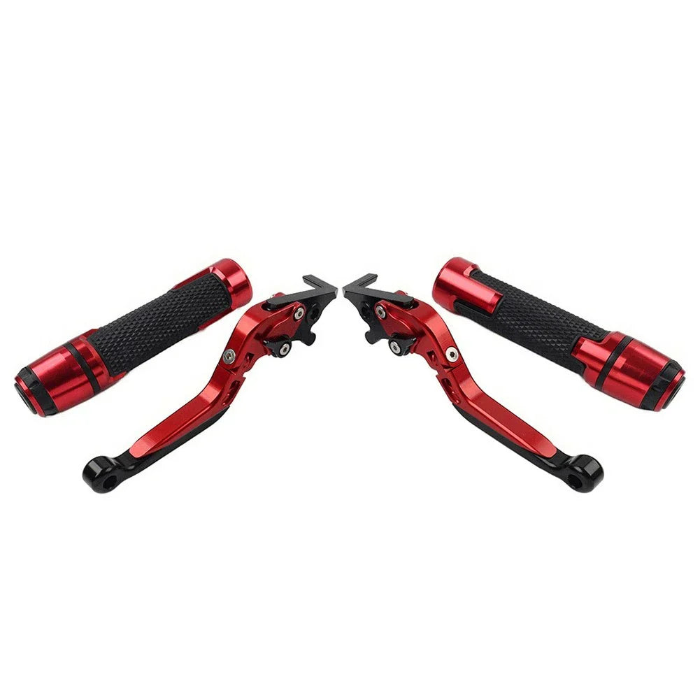 Folding Extendable Brake Clutch Lever Grip Set for Yamaha FJR XJR 1300 (2001-2006)