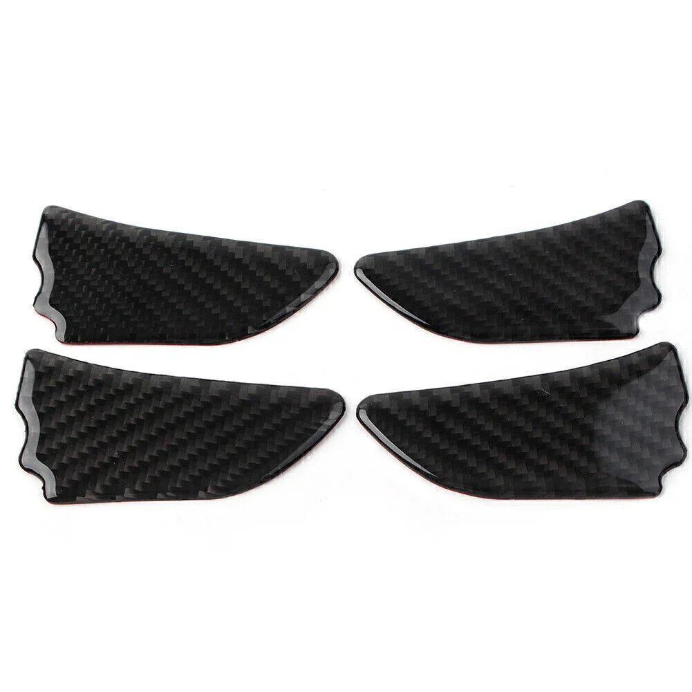 4 x Carbon Fiber Interior Door Bowl Cover Trim for Subaru Forester (2013-2018)