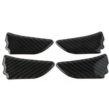 4 x Carbon Fiber Interior Door Bowl Cover Trim for Subaru Forester (2013-2018)