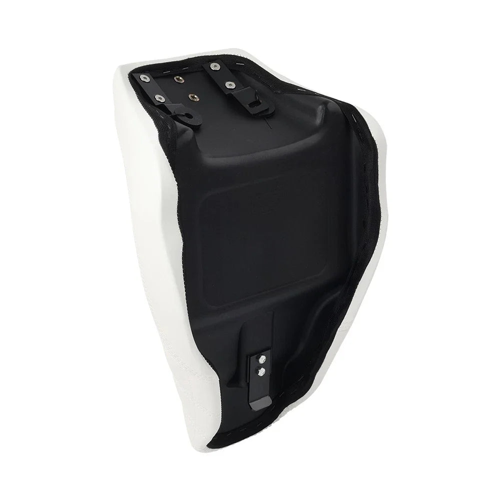 Rider Driver Seat Cushion White for Harley Heritage Softail FLSTC (2006-2017)