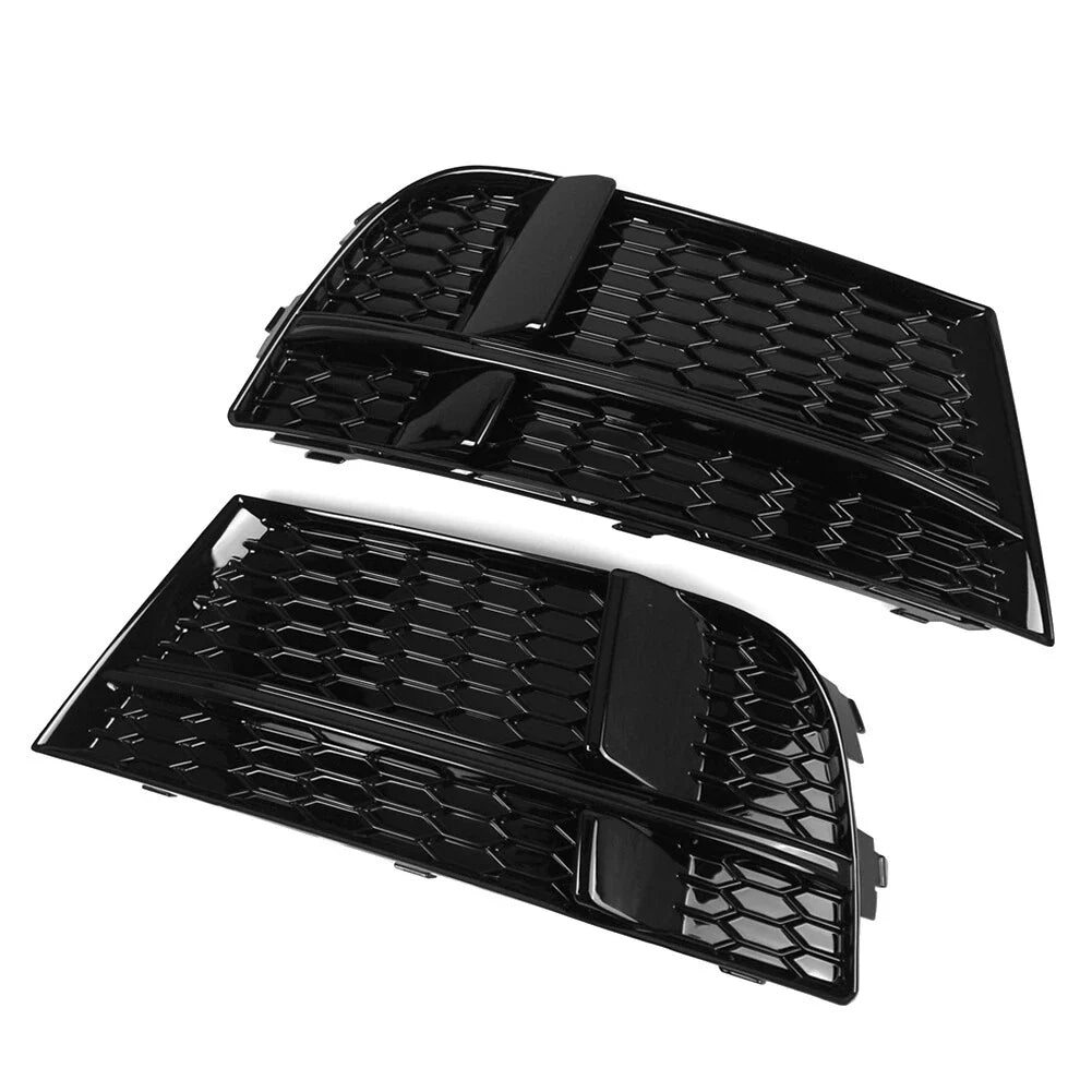 Honeycomb Front Bumper Fog Light Grille for Audi A3 S3 (2006-2013)