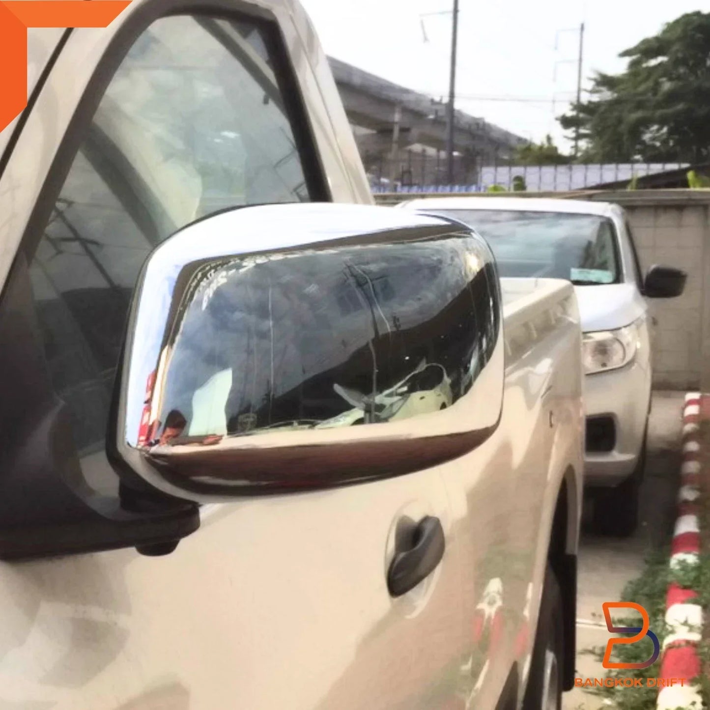 Chrome Side Wing Mirror Covers for Nissan Navara NP300 D23 (2015-2023)
