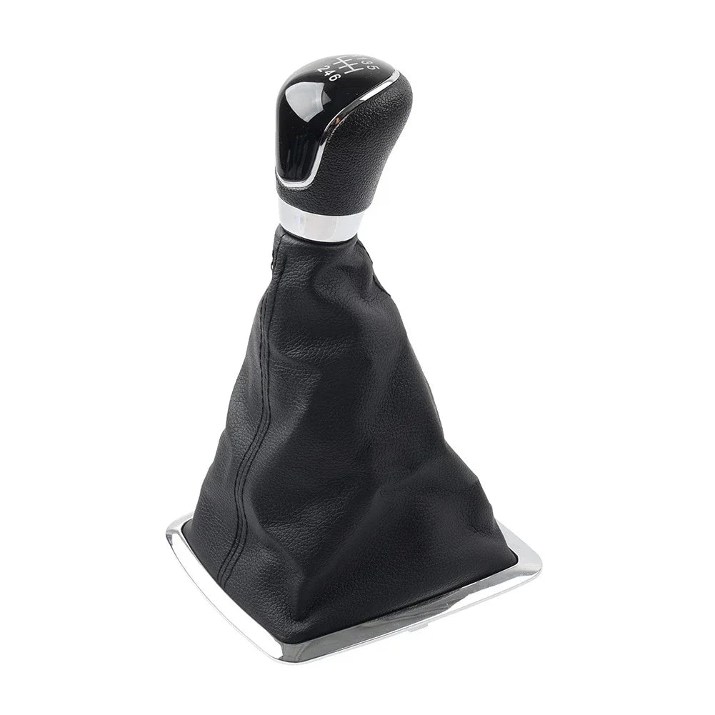Gear Knob & Leather Dust Boot Cover for Ford Focus Mk2 2005-2012 6 Speed