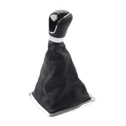 Gear Knob & Leather Dust Boot Cover for Ford Focus Mk2 2005-2012 6 Speed